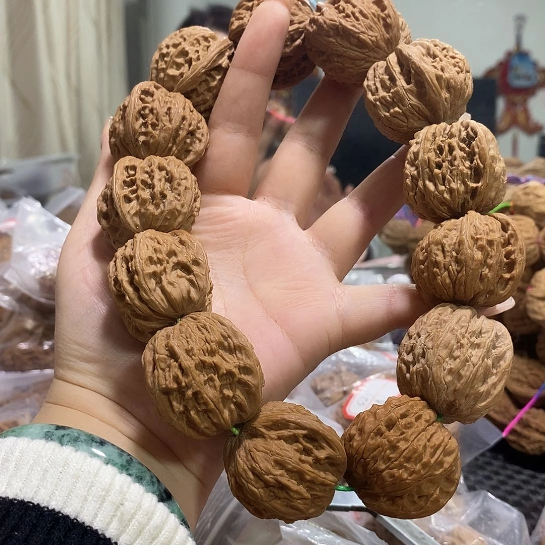 把件文玩核桃磨盘手持有反油