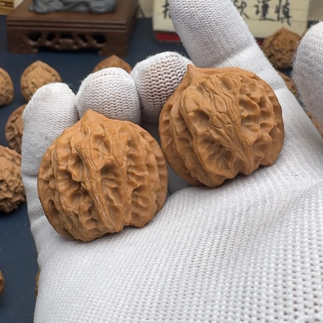 右***森核桃手串/手链文玩核桃麻核桃像大龙
