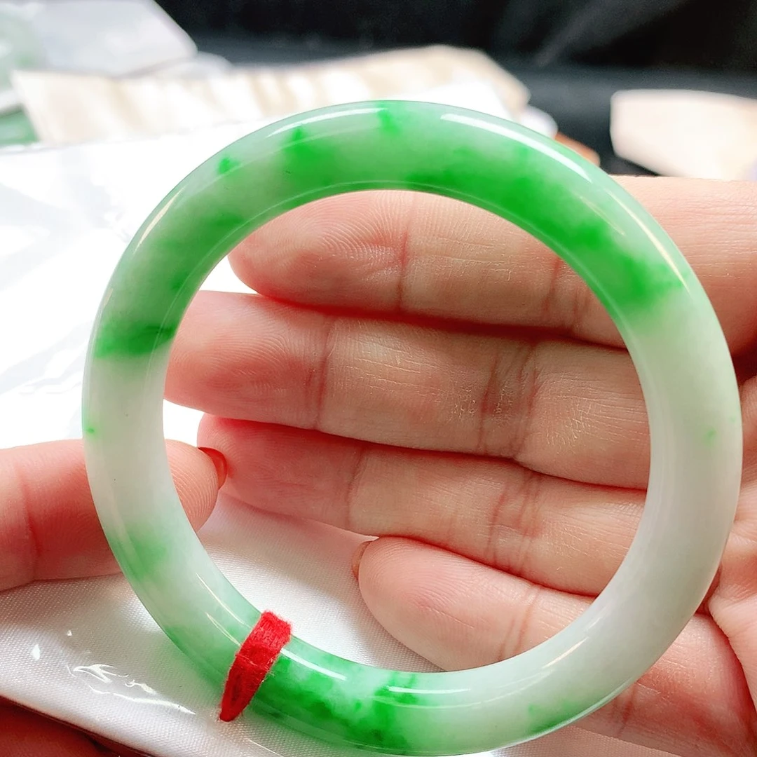 未镶嵌手镯翡翠圆条2060