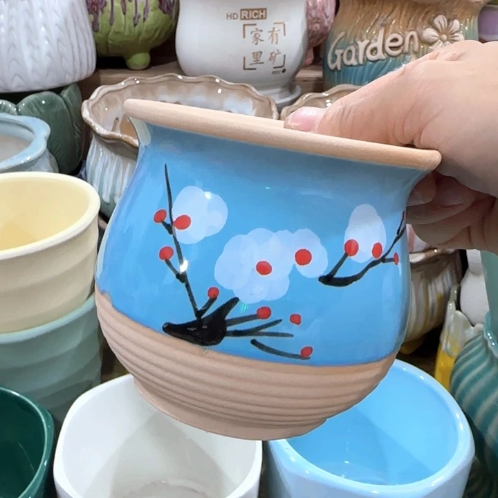 不清楚问客服，有孔多肉绿植花盆