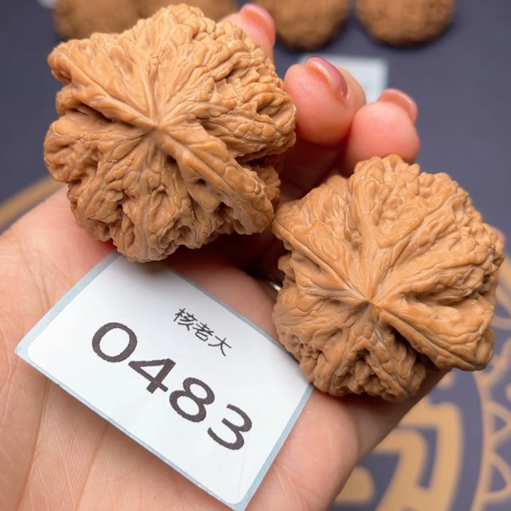 文玩核桃把件44大粗筋 0483
