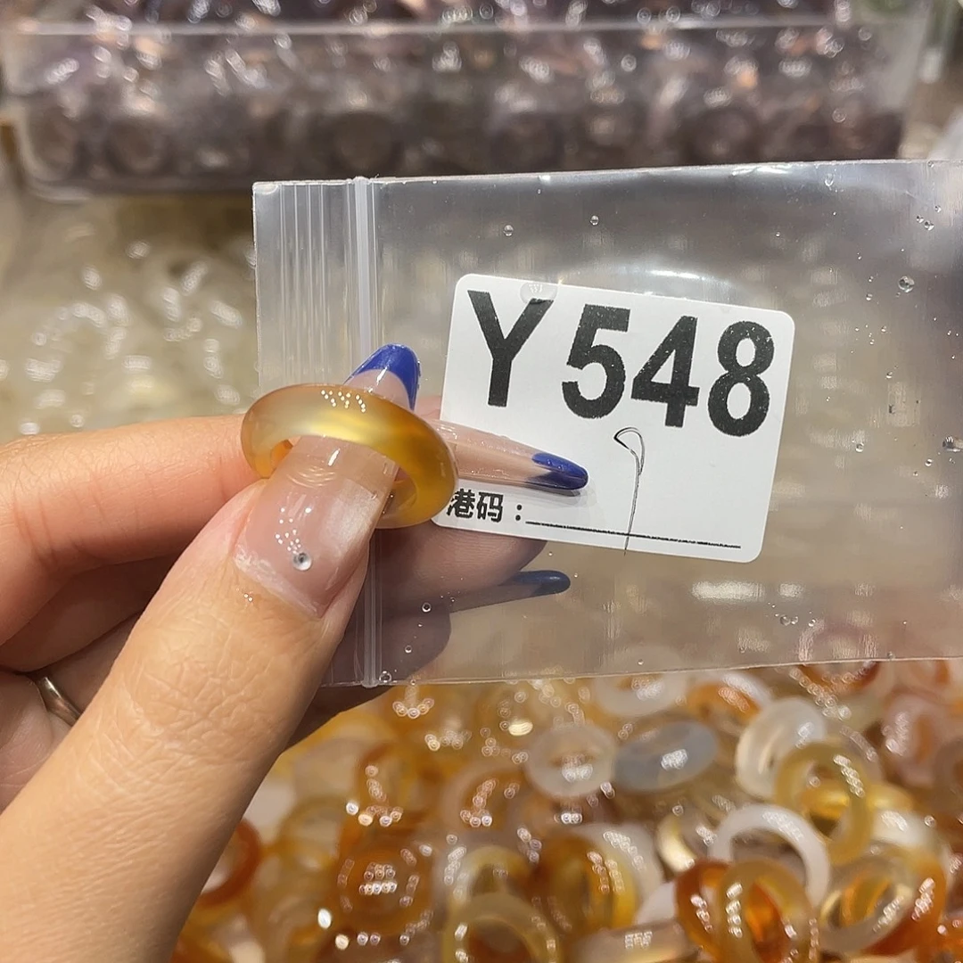 玛瑙/玉髓未镶嵌戒指548