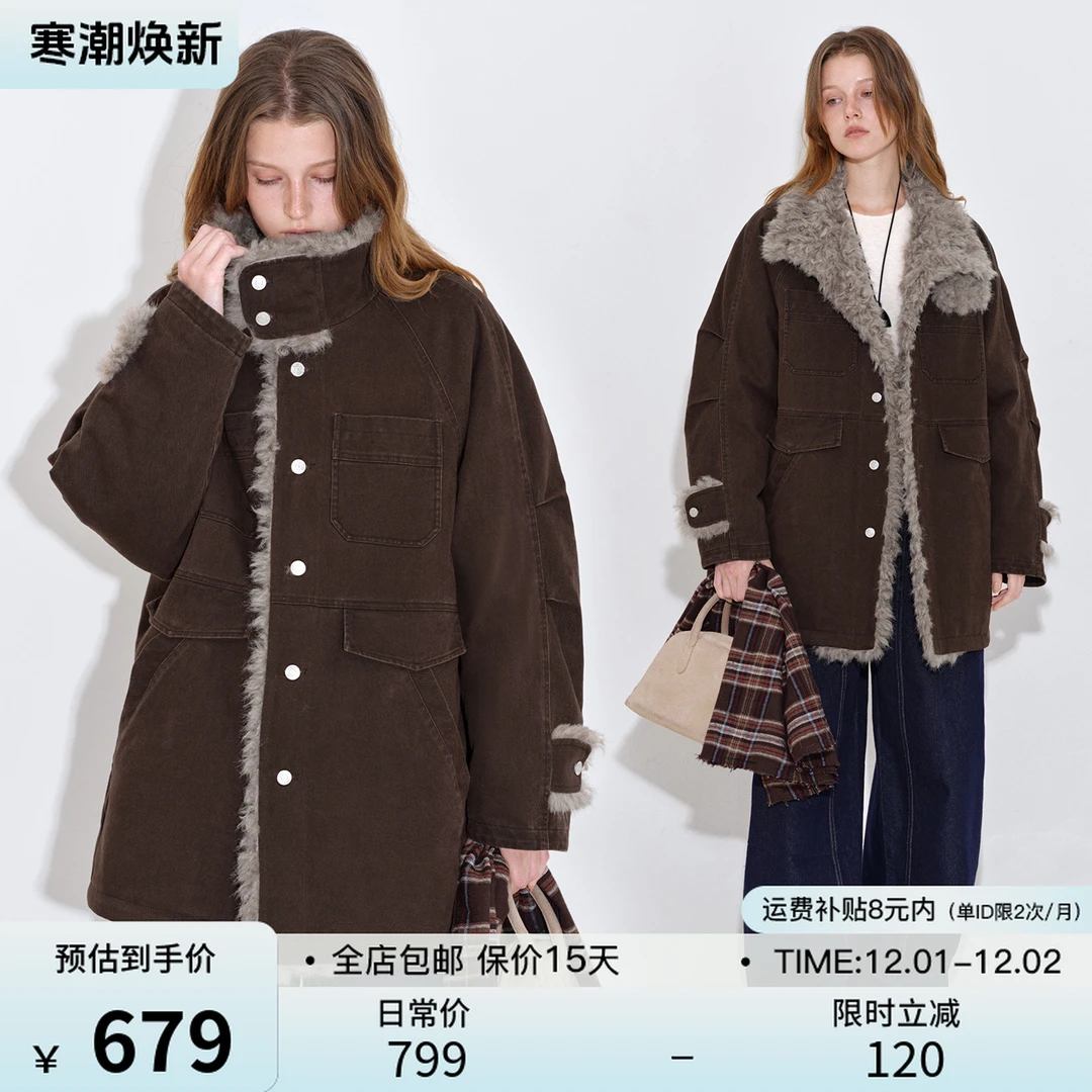 范洛Fano 冬野寻踪 重工做旧毛领工装派克FD25Y008