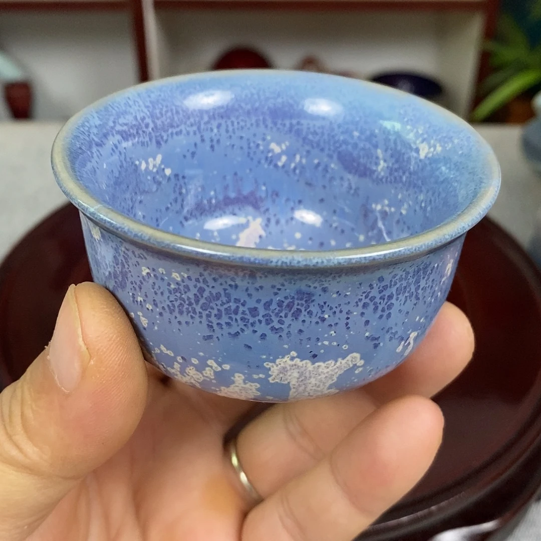 杯钧瓷主人杯高温窑变