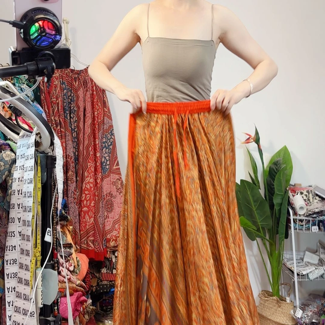 裙子尼泊尔大摆所以