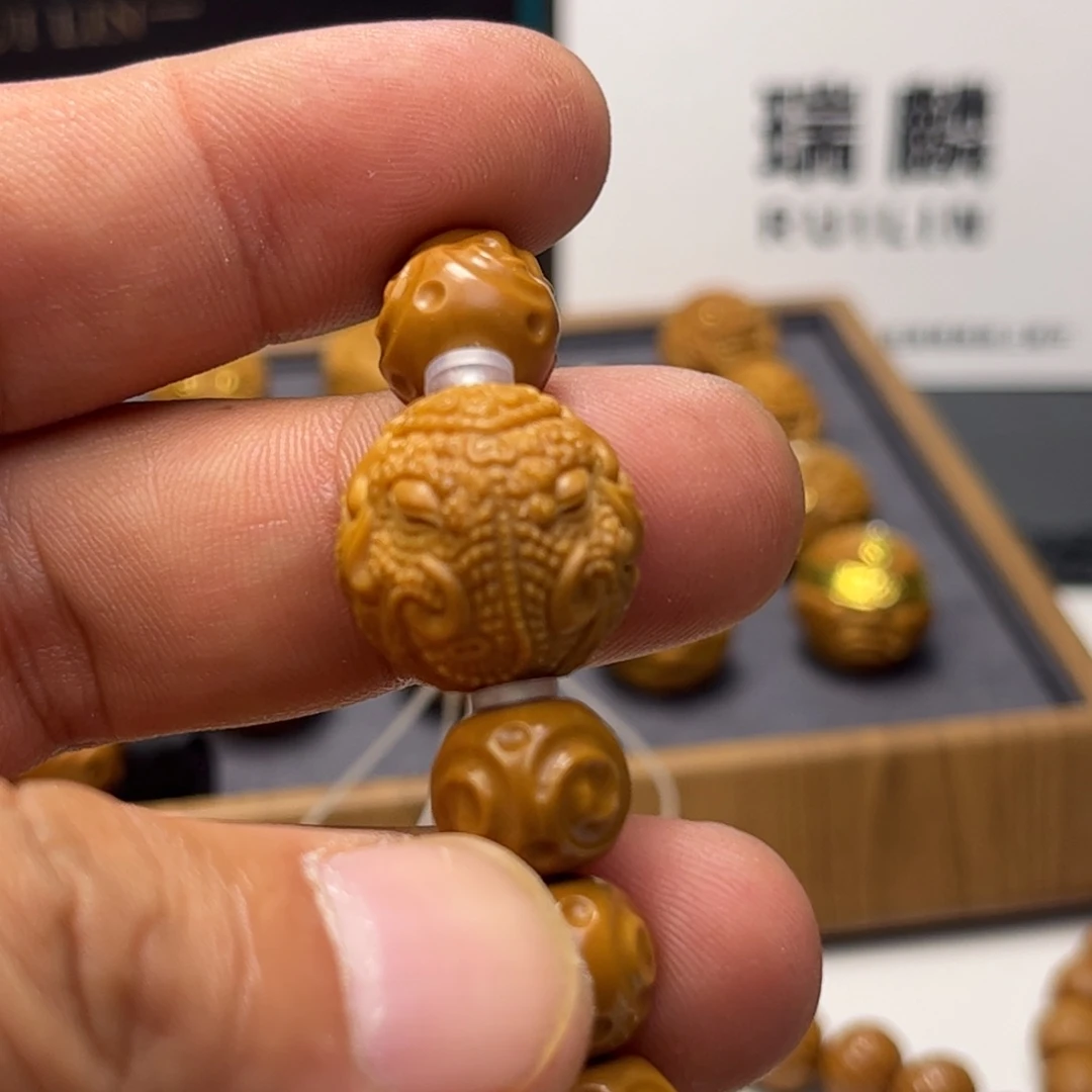 手串/手链核桃象神单颗加银管