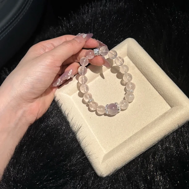 Elyssia 透体马粉+紫水晶