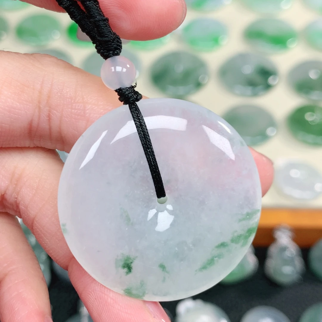 翡翠未镶嵌吊坠(不含链)37.6-6.1