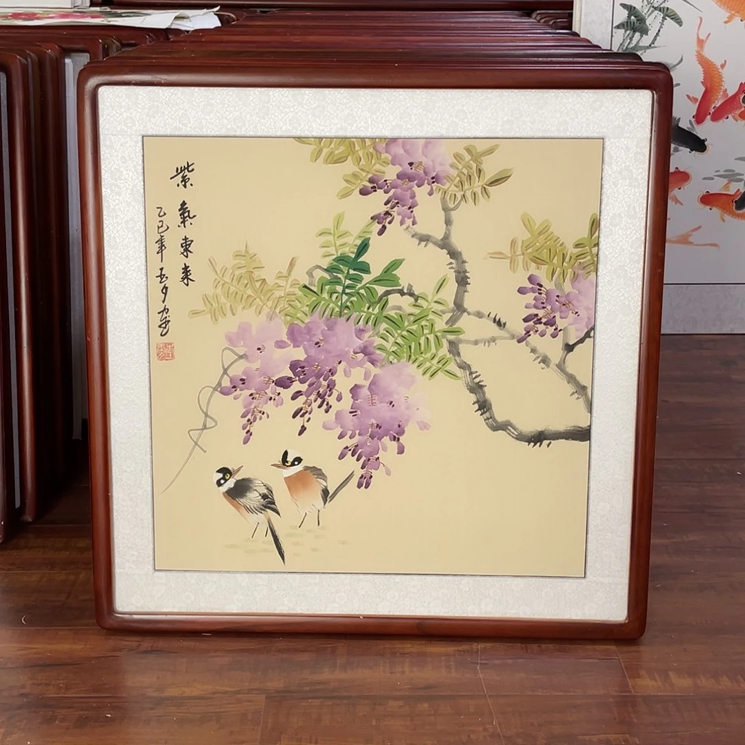 国画带框尺寸63*63厘米