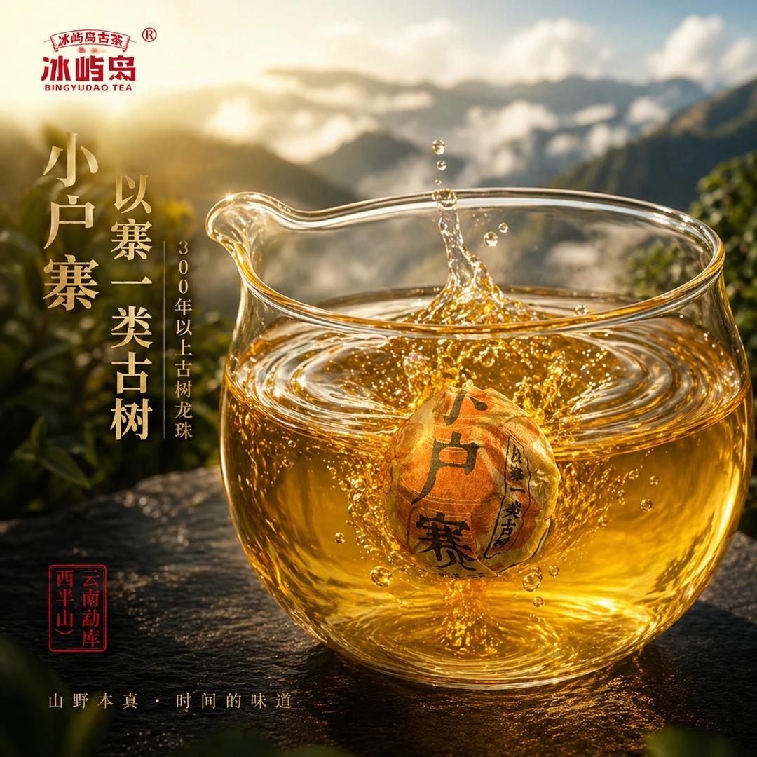 25年小户赛以寨一类古树春【梁子地向阳坡小户赛精品】15粒手工龙珠