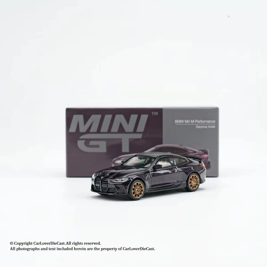 MINIGT1112 1:64 宝马M4 M-Performance G82 紫罗兰 合金汽车模型