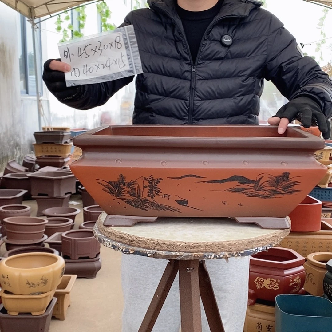 紫砂花盆紫砂花盆