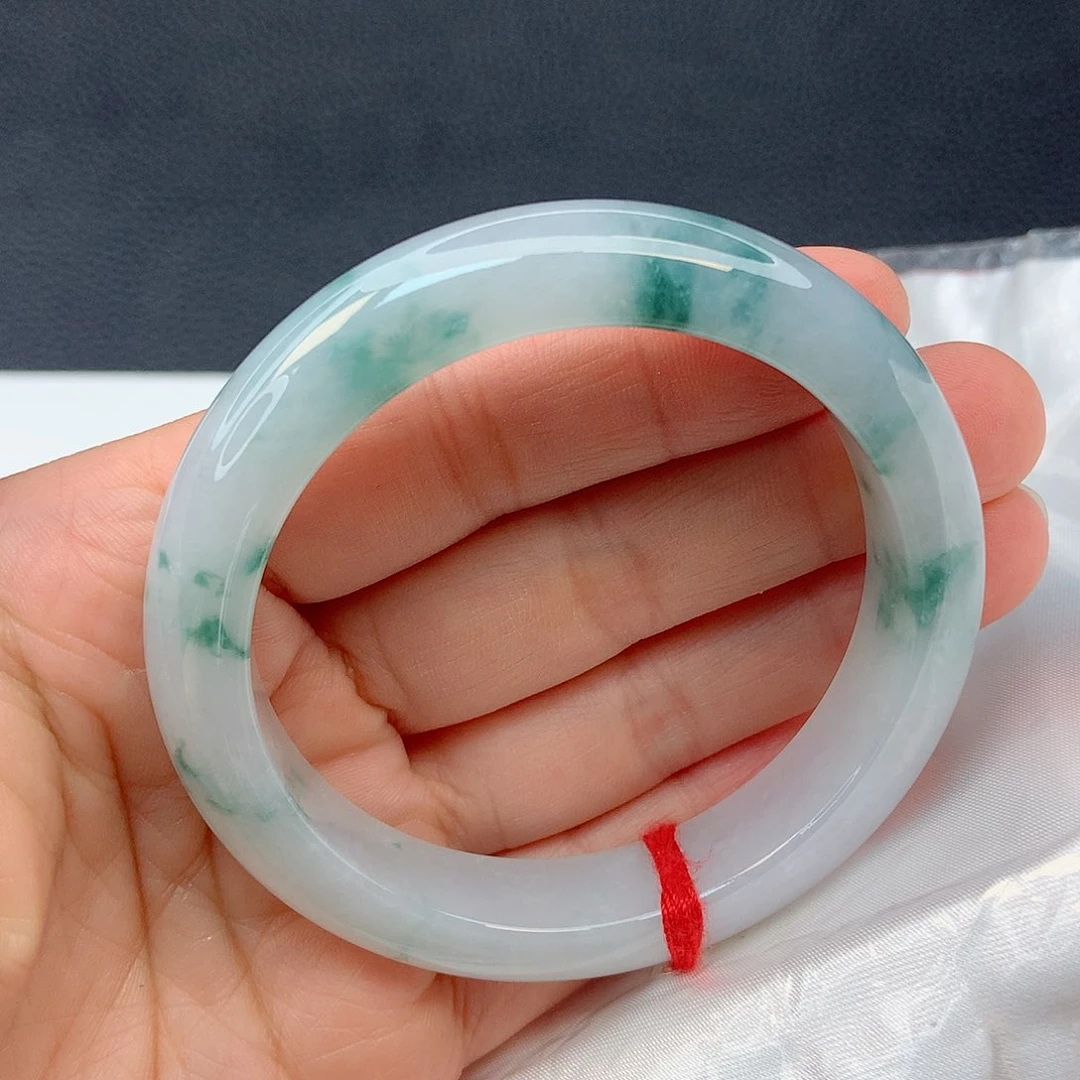未镶嵌手镯翡翠54圈