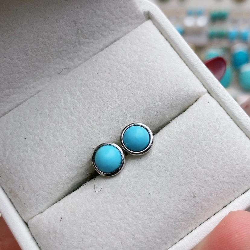 【闪购商品】绿松石配饰银S925镶嵌欣****气