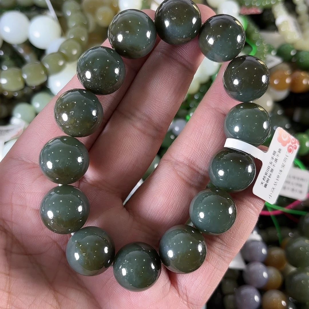 和田玉手链未镶嵌W52