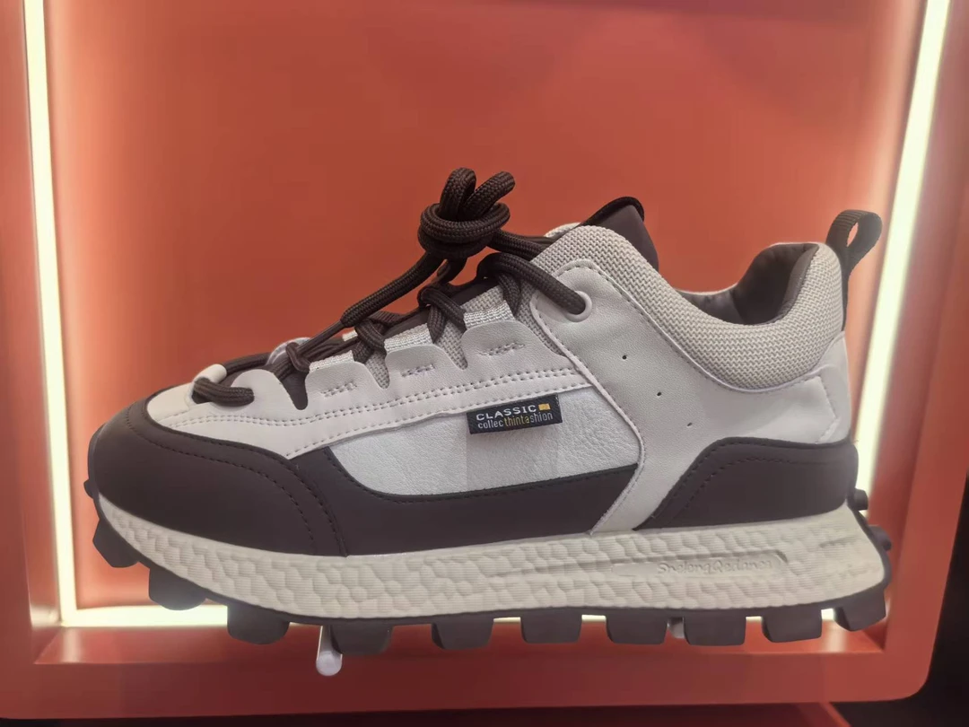 透气莫兰迪色老爹鞋休闲鞋老爹鞋运动户外鞋轻便男款