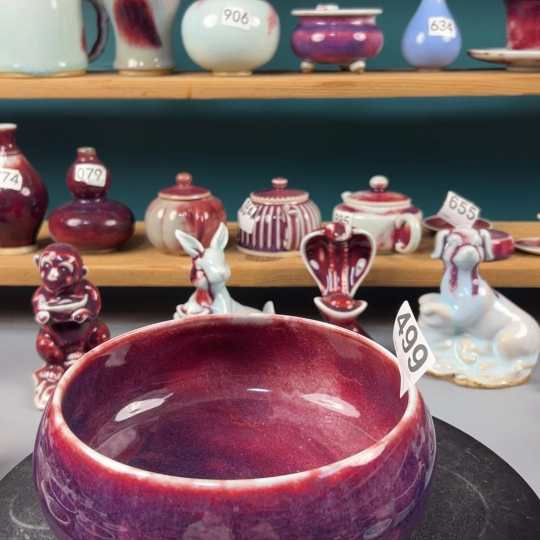 瓷片全品无暇水洗纯手工