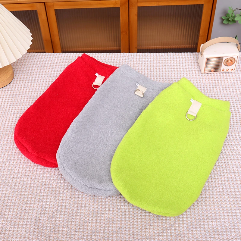 狗狗猫咪秋冬保暖可牵引打底衫等小型犬