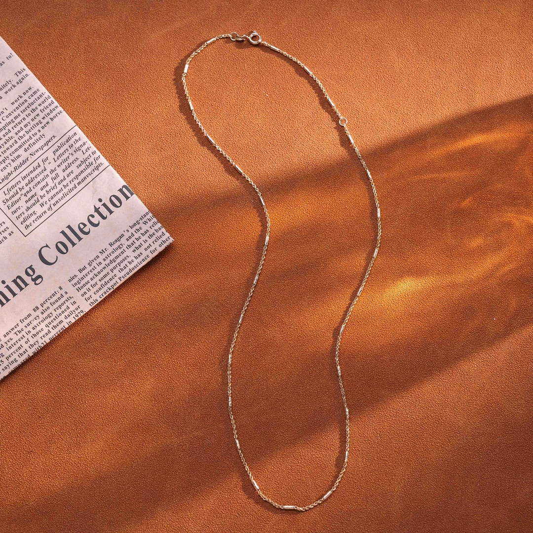 【奢小姐珠宝】18K金“卢浮魅影”项链45+5cm-KWC285