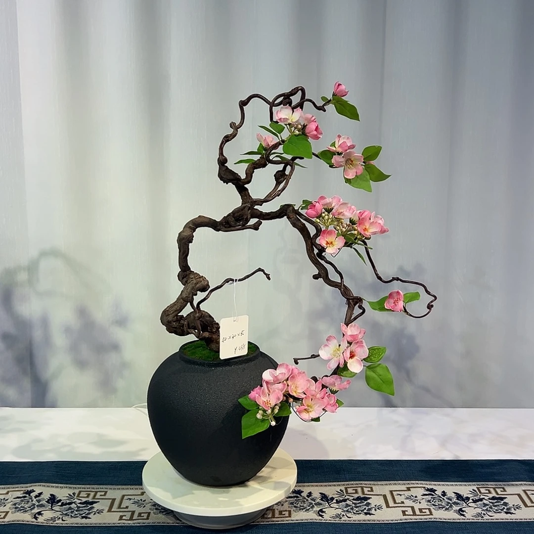 有机玻璃仿真花真根一物一拍