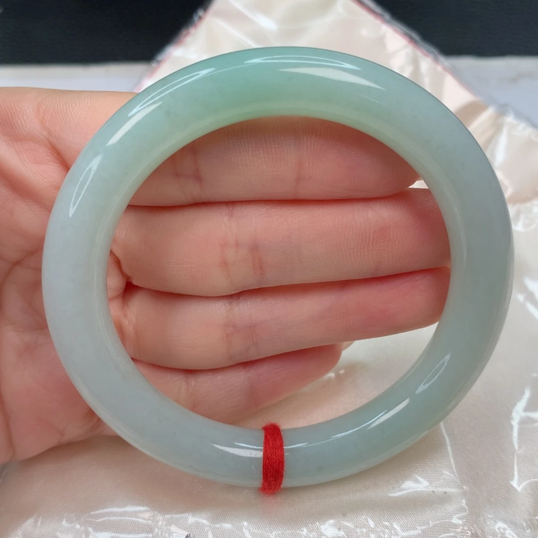 翡翠手镯未镶嵌55-56 甜果绿