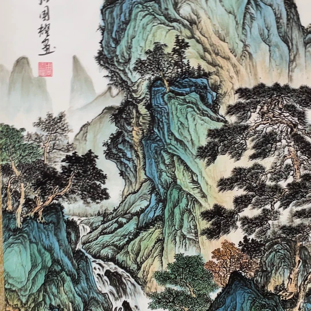 国画老师手笔手绘作品图N