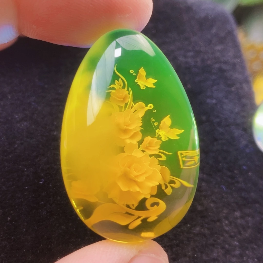 【闪购商品】金珀吊坠(不含链)未镶嵌