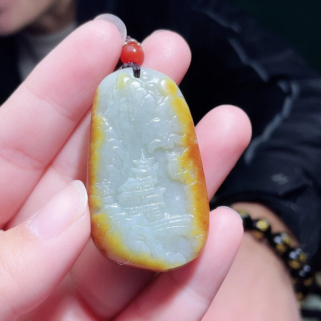 和田玉颈饰未镶嵌