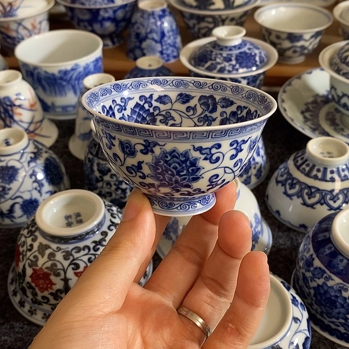 【呈礼】缠枝莲主人杯