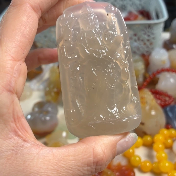 玛瑙/玉髓未镶嵌吊坠(不含链)