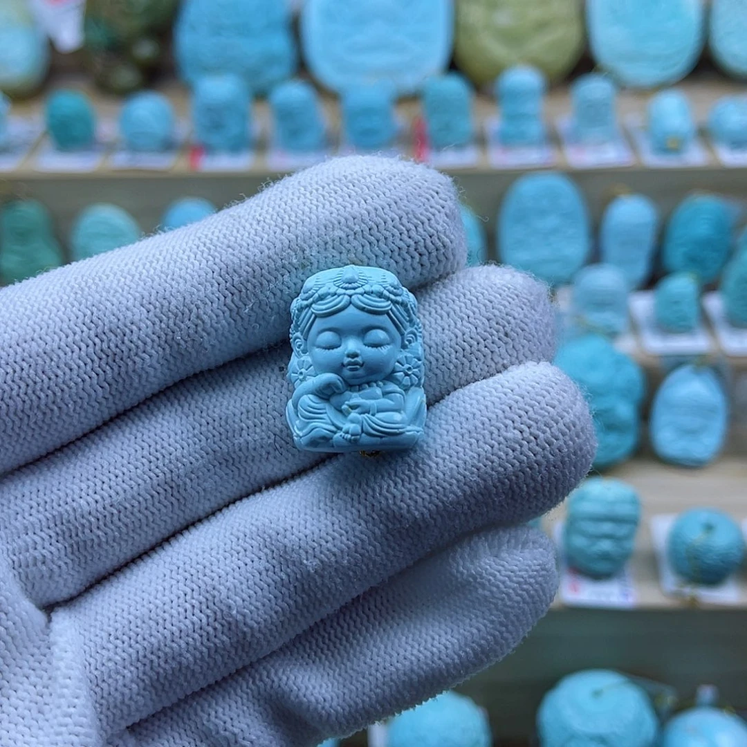 绿松石未镶嵌珠宝奇石