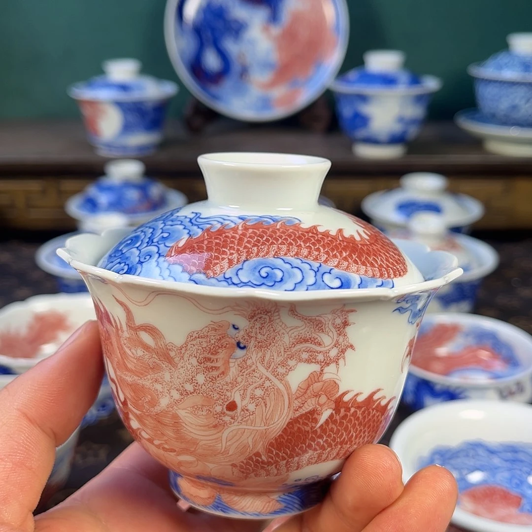 瓷片景德镇手工手绘