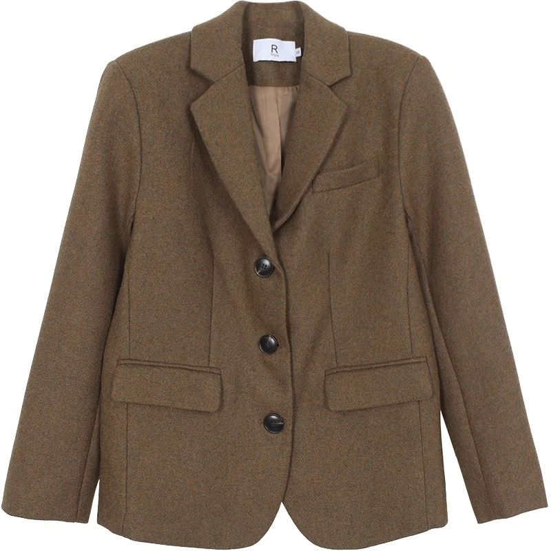 【秋秋清仓】毛呢西装外套234V1726