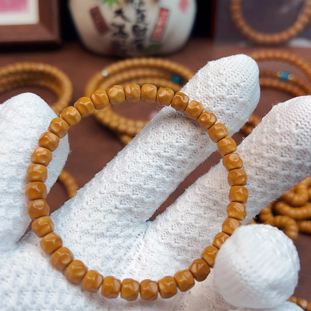 橄榄核手串/手链过**卒橄榄核尖无相单圈6.3