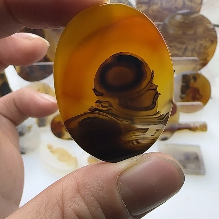 玛瑙/玉髓未镶嵌颈饰