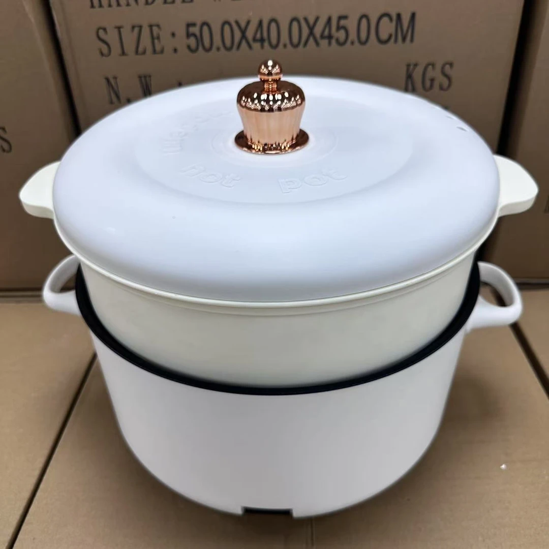 家用双层电炒锅颜色随机