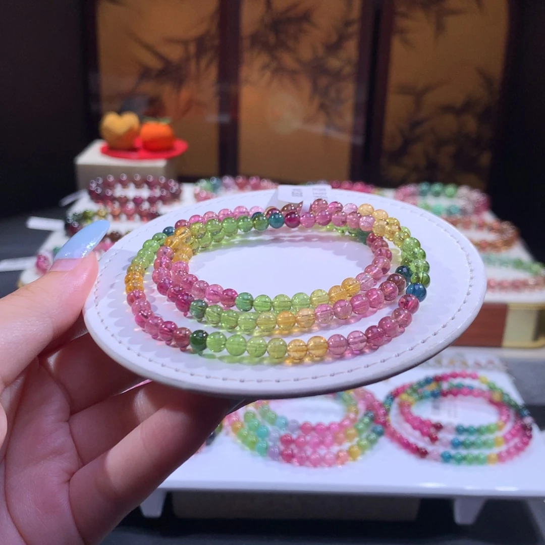 未镶嵌手链碧玺碧玺