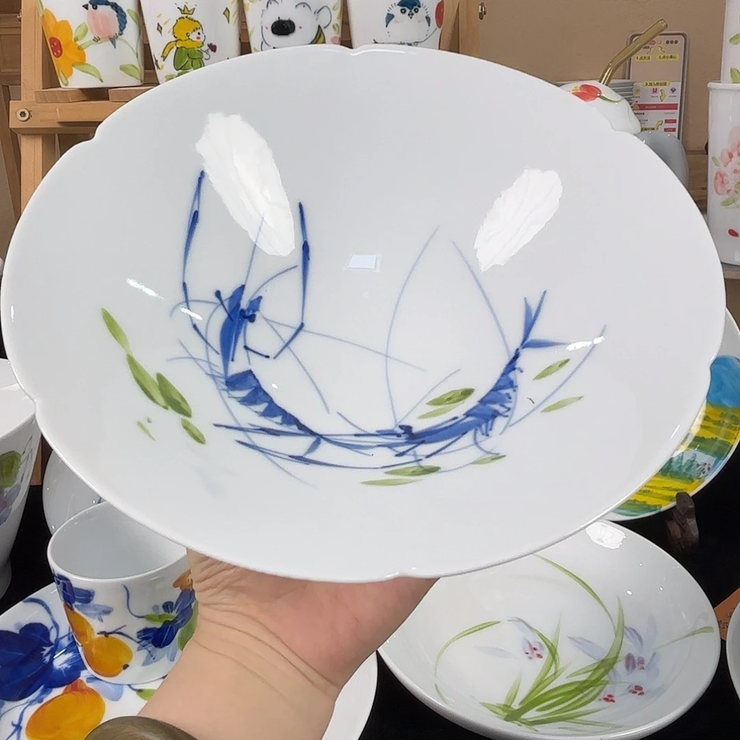 摆件景德镇陶瓷手绘餐具