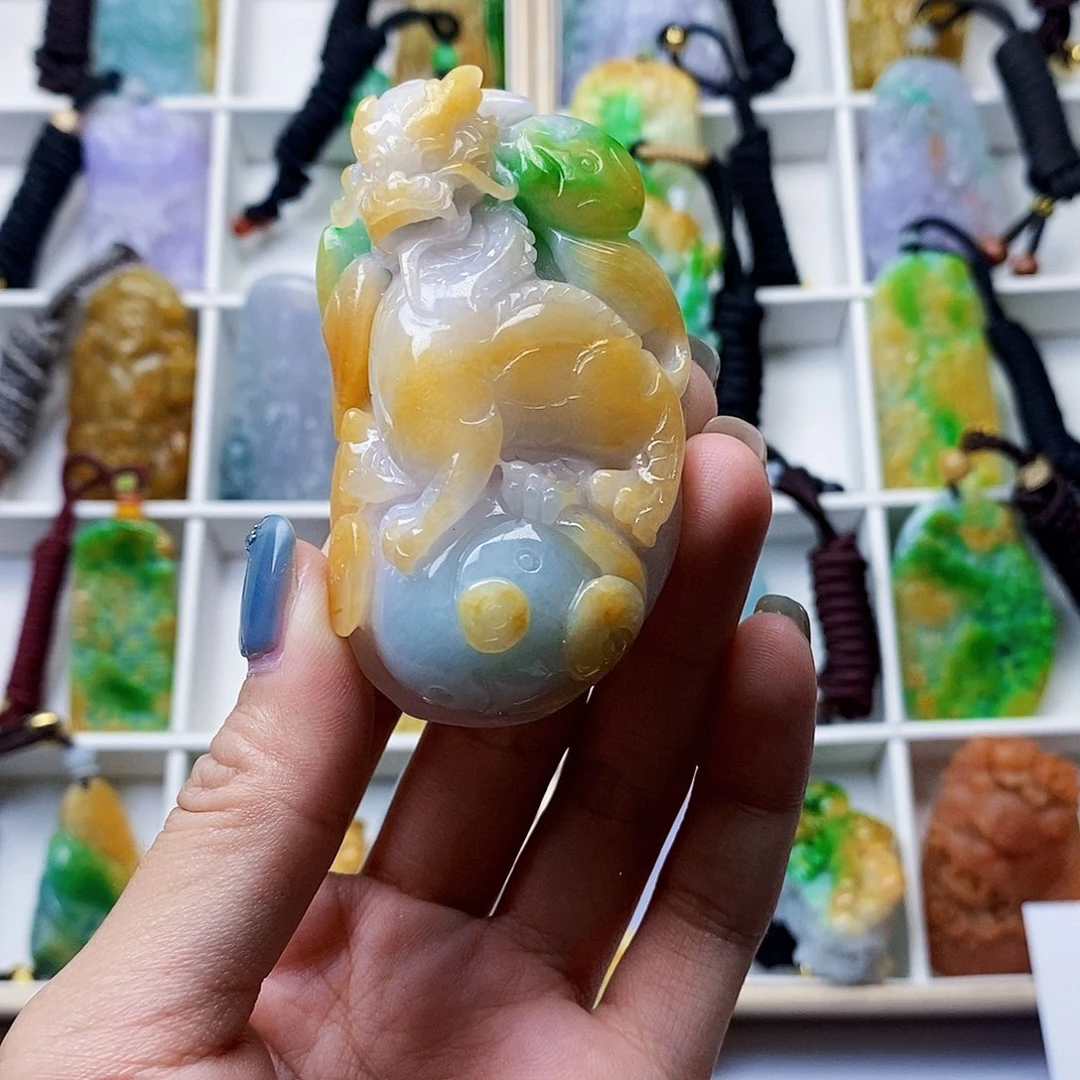 定制翡翠未镶嵌翡翠A货