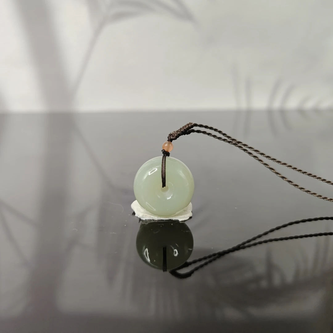 F和田玉平安扣吊坠0656