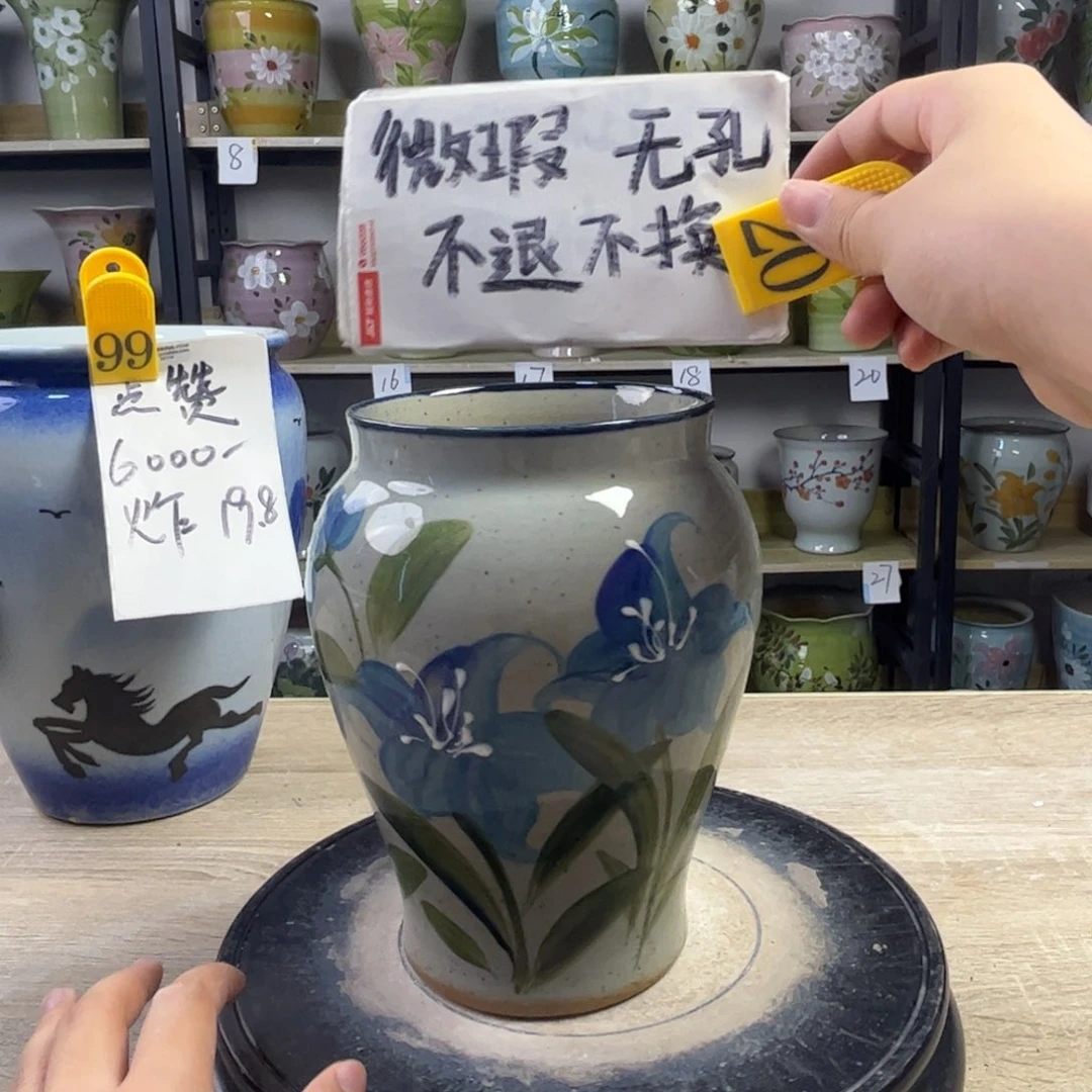 看****1tc景德镇陶瓷花盆