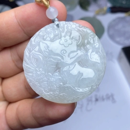 颈饰未镶嵌翡翠翡翠
