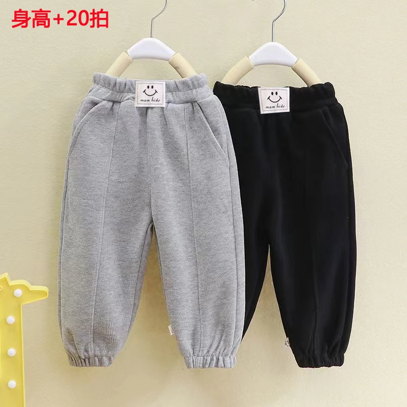 春秋新款儿童卫裤韩版洋气米妮休闲裤男宝女宝小童米妮棉质休闲裤