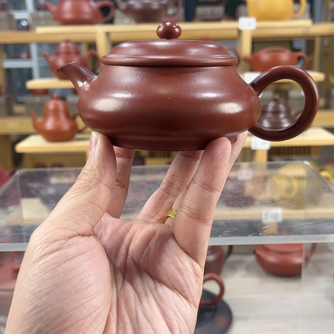 紫砂茶壶朱泥明炉