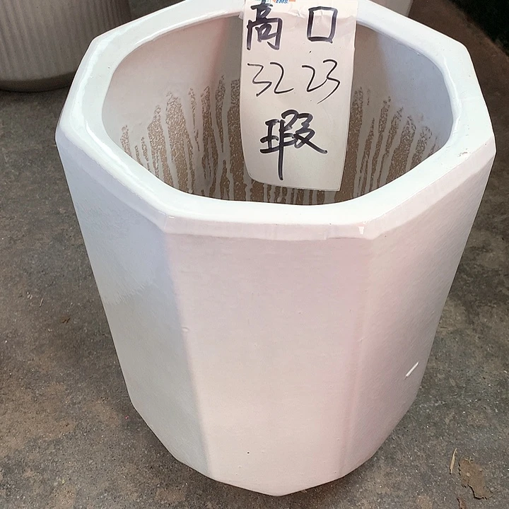 花盆陶瓷的制作中号