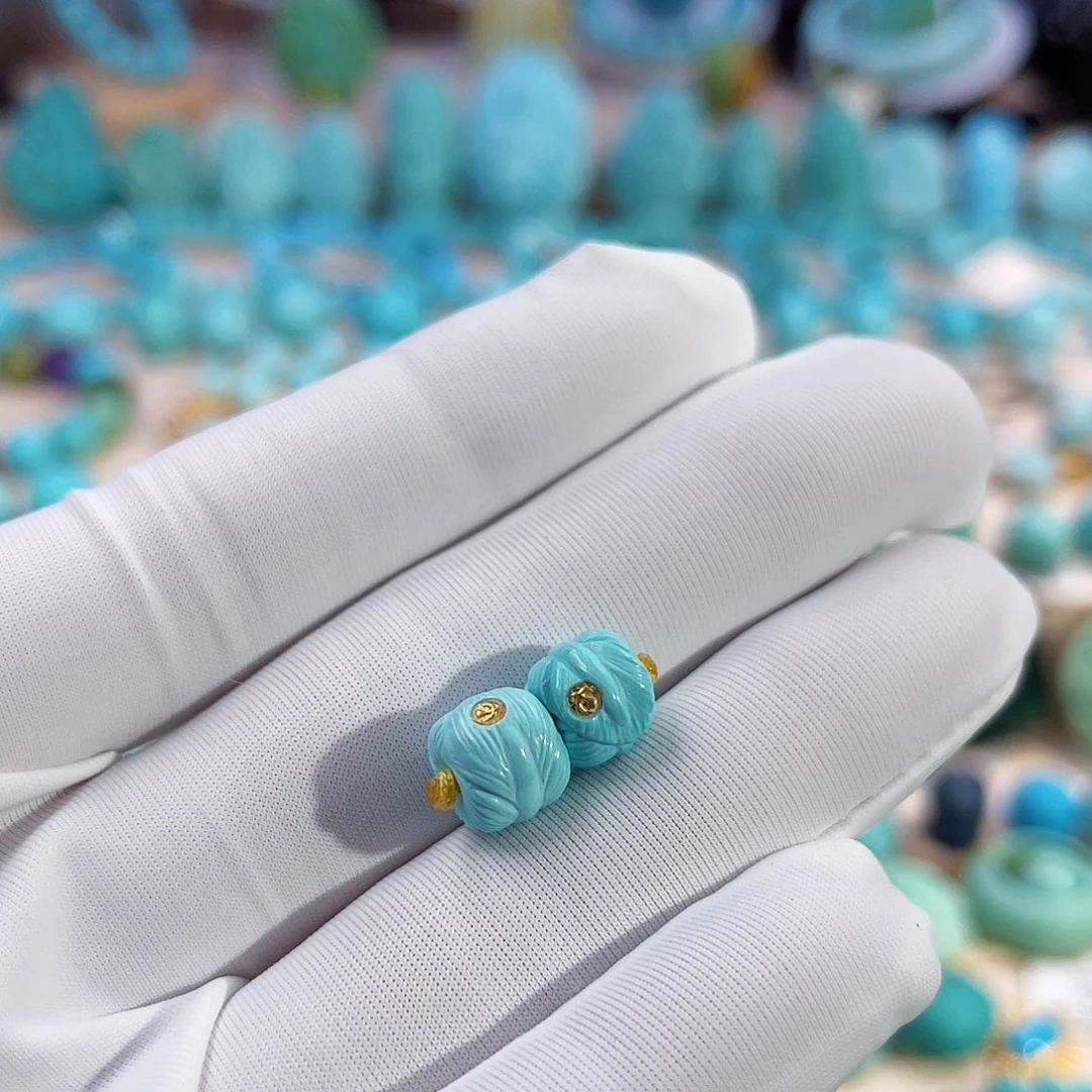 绿松石珠宝奇石未镶嵌