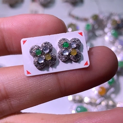 未镶嵌戒指翡翠翡翠925