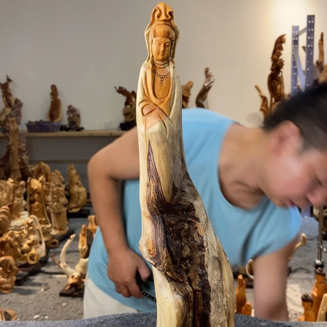 柏木（崖柏）太行崖柏根雕摆件