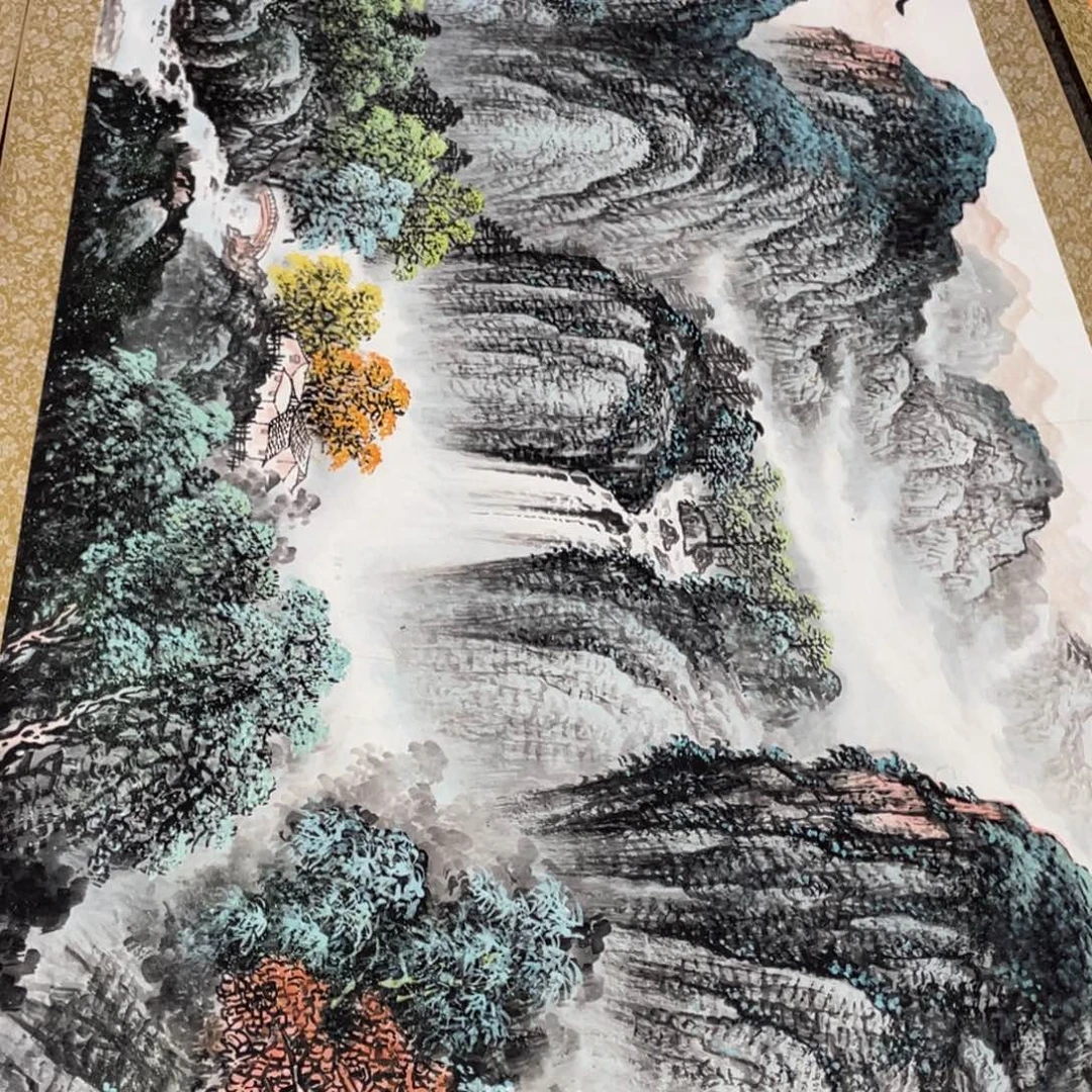 国画老师手笔手绘作品n