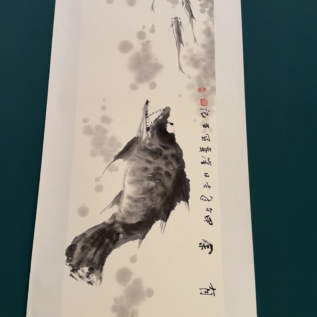 国画恽老师画作画作